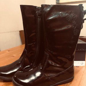 Naturino Patent Leather Boots, NEW, Girls (1US)
